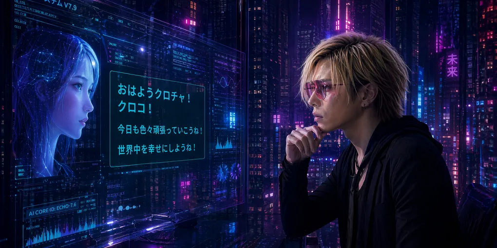 illusion_yuki が AI と対話するイメージ画像