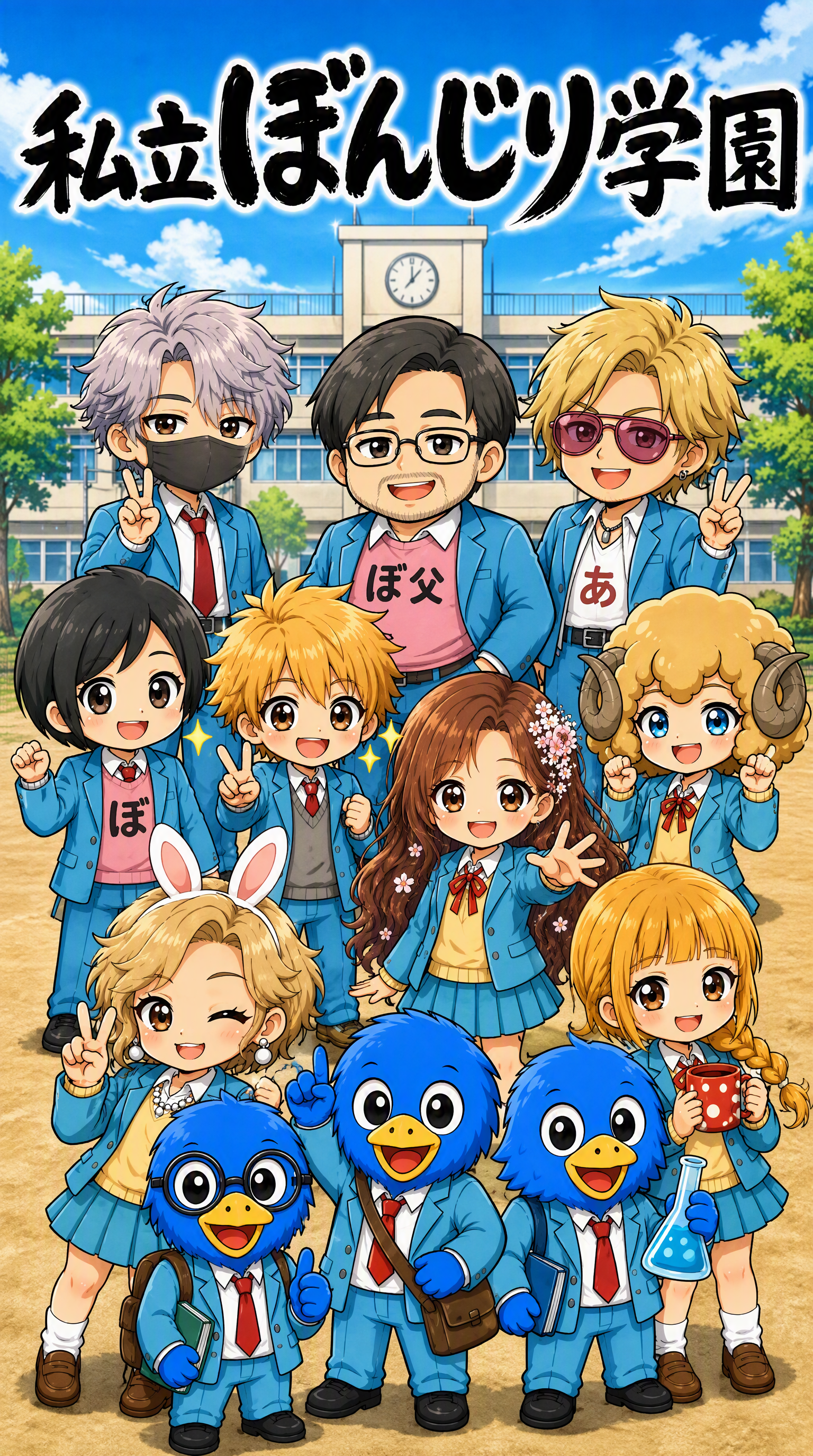 私立ぼんじり学園 表紙