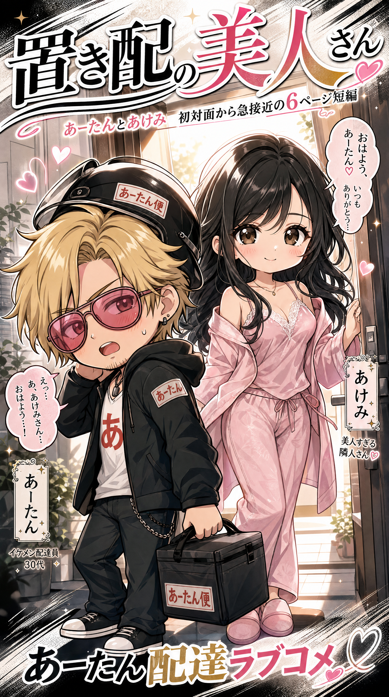 置き配の美人さん 表紙